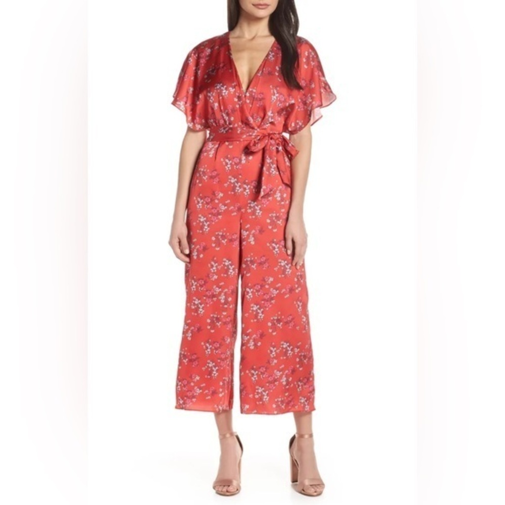 NWT Keepsake The Label Stop Me Floral Jumpsuit Medium